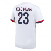 Paris Saint-Germain Randal Kolo Muani #23 Fotballklær Bortedrakt 2024-25 Kortermet